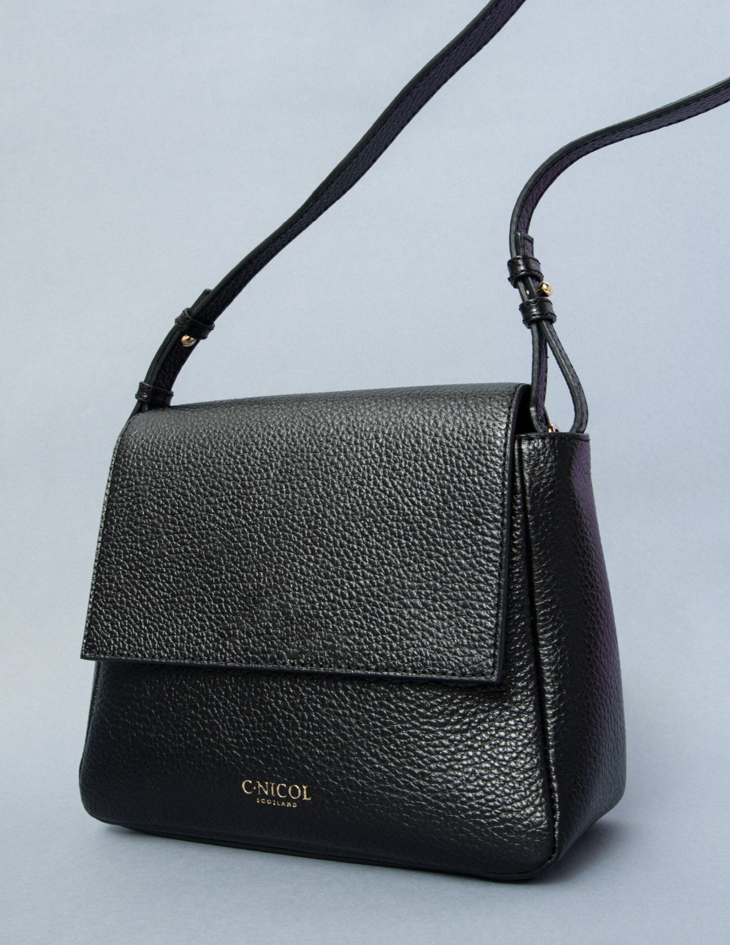 CNicol Black Leather Fia Bag