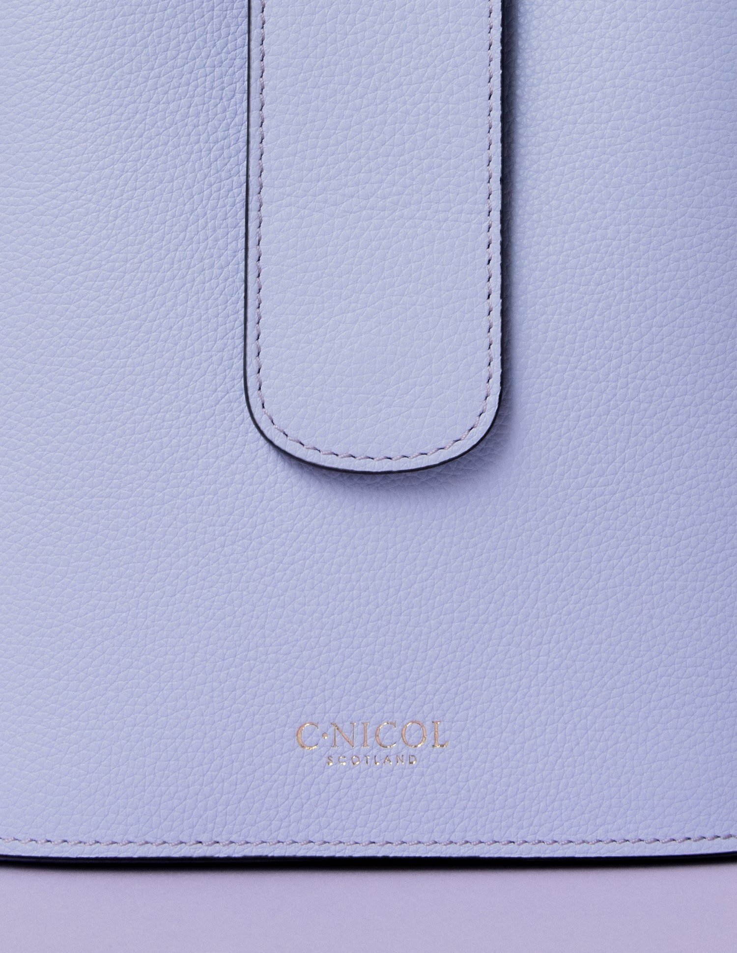 CNicol Lilac Leather Holly Bag Closeup