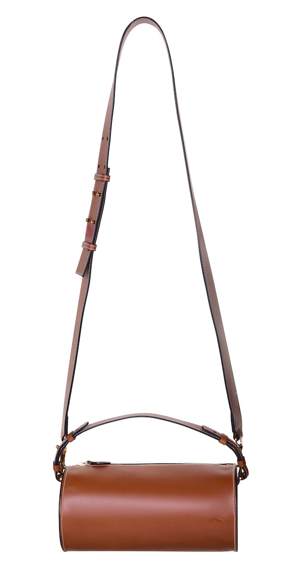 CNicol Brown Evie Bag Showing Strap Length