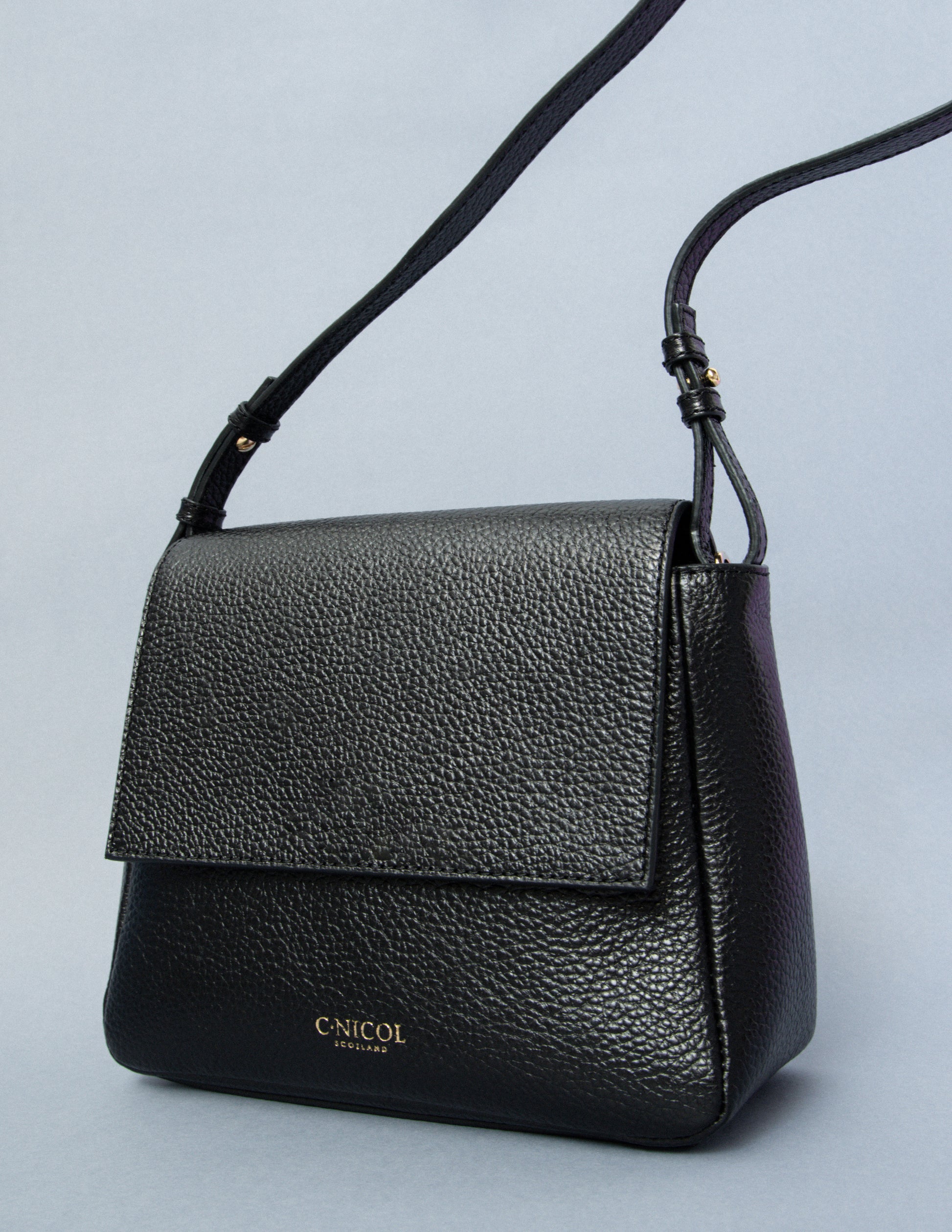 CNicol Black Leather Fia Bag 