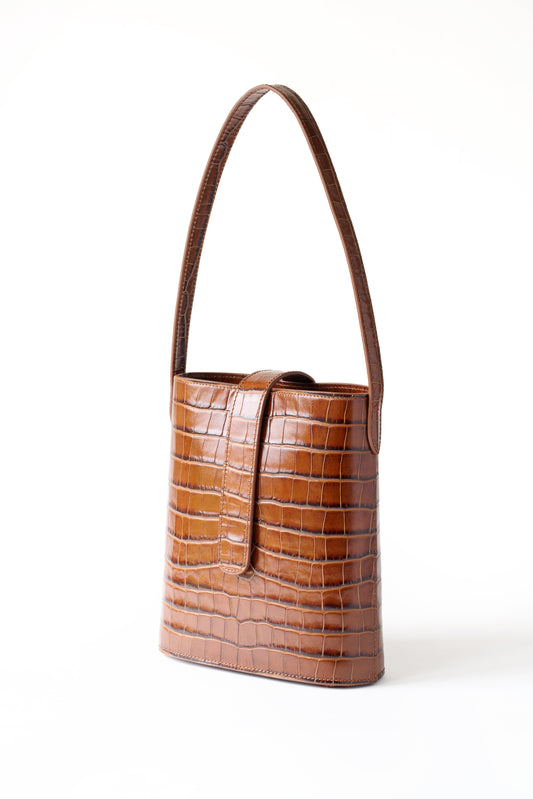 Holly 2.0 - hazelnut croco