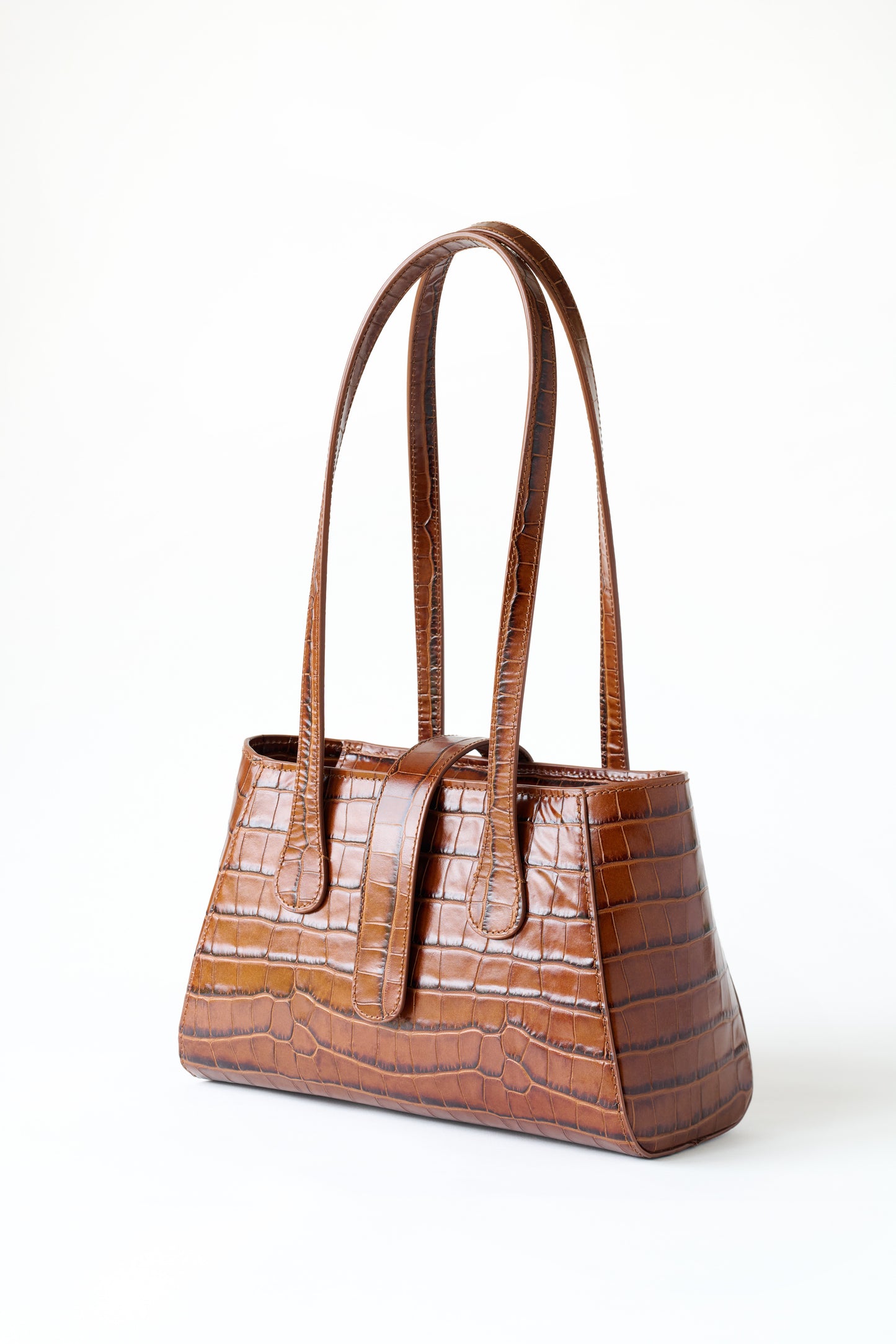Rosa mini 2.0 - hazelnut croco